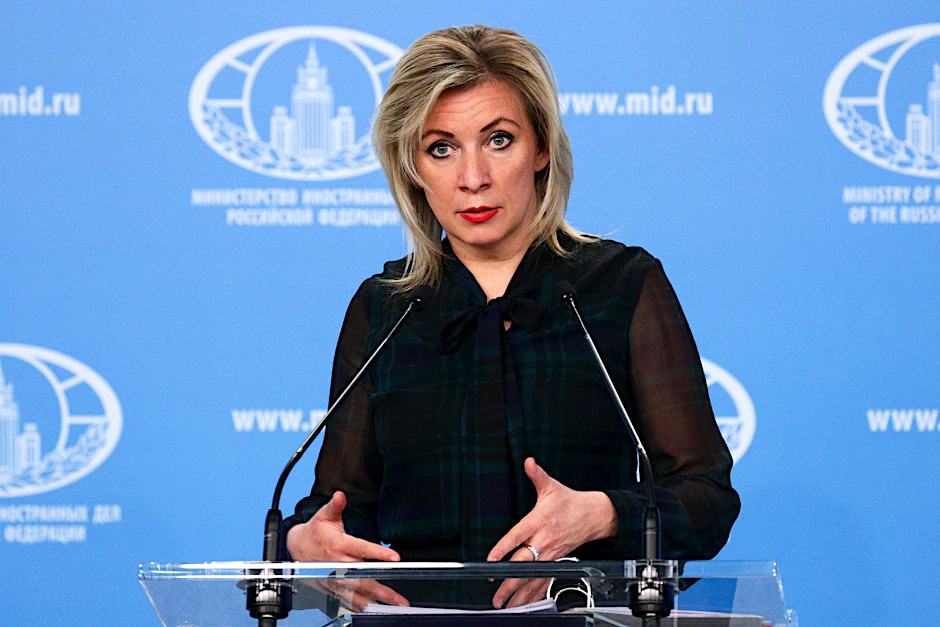 Maria Sacharowa, Sprecherin des russischen Außenministeriums, echauffierte sich in einem Post auf Telegram über die Wortwahl des Bundeskanzlers zur aktuellen Lage in Nahost.