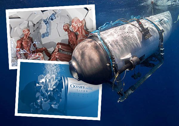 Tod in der „Titan“: Grusel-Videos! So implodierte das U-Boot im Ozean