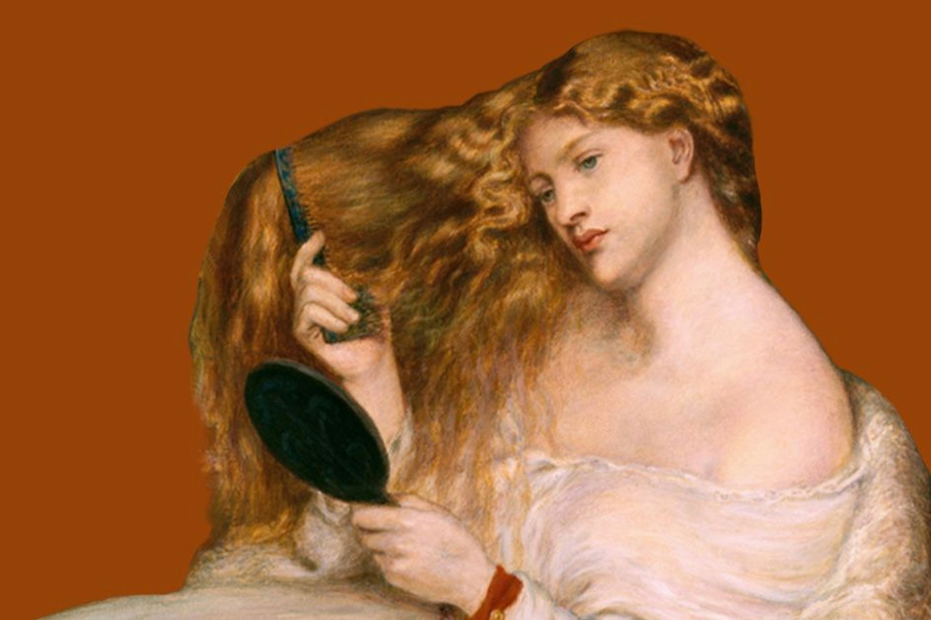 Lange Haare brauchen viel Pflege, damit sie nicht kaputt gehen.