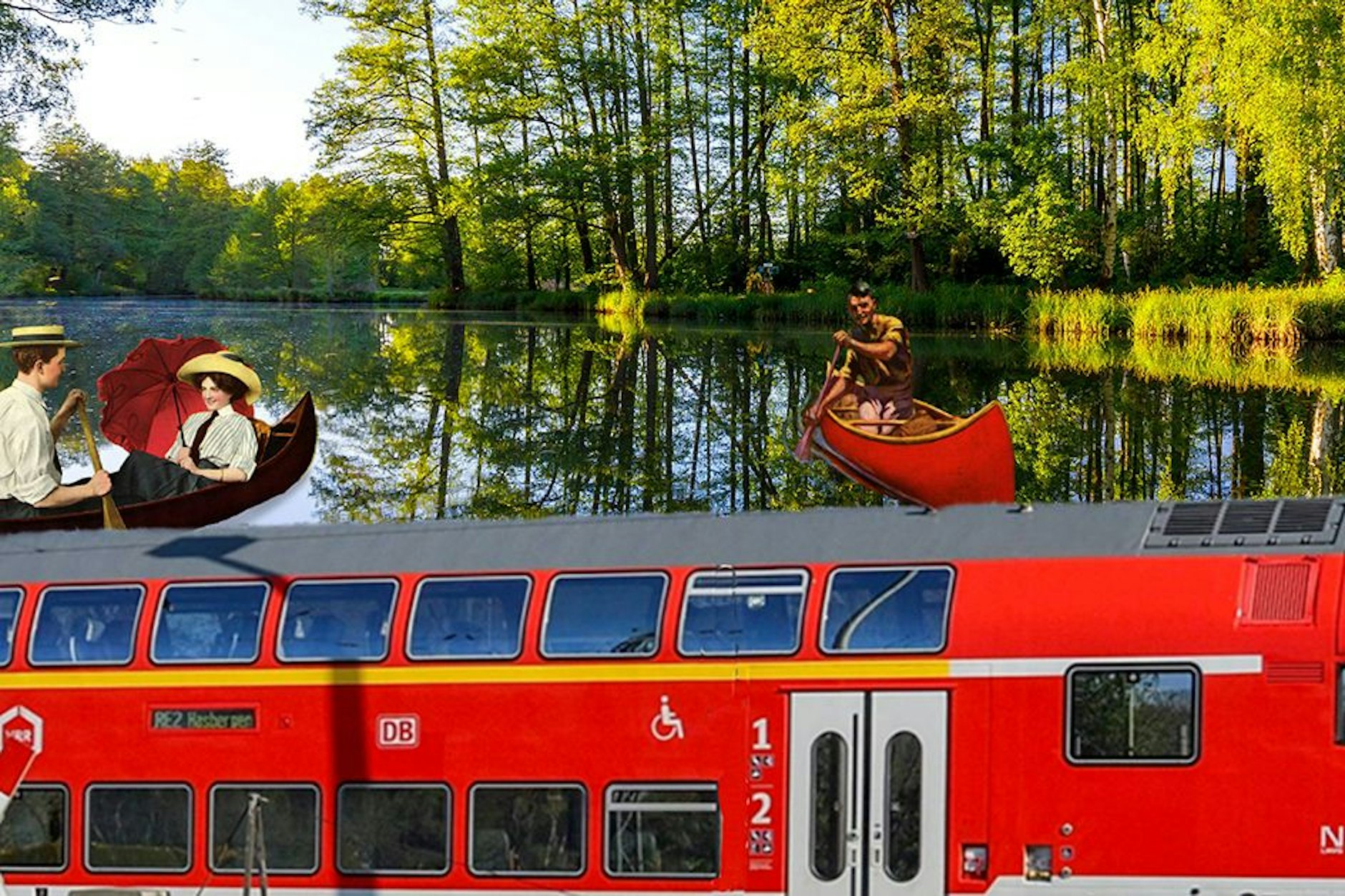 Mit dem Regio in die Natur und ins Abenteuer: Dank Deutschlandticket kann man Neues erleben.