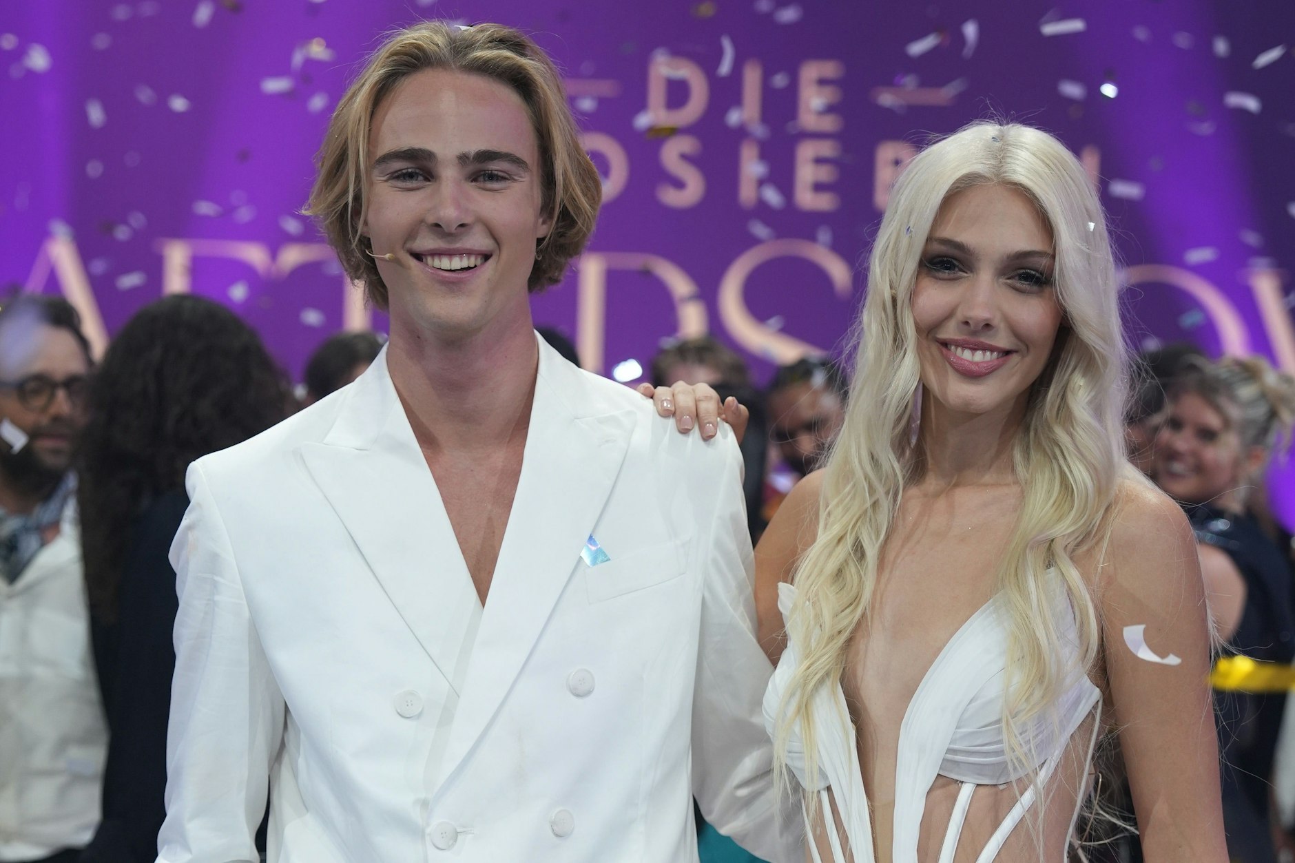Die Gewinner von GNTM 2025 Moritz und Daniela.