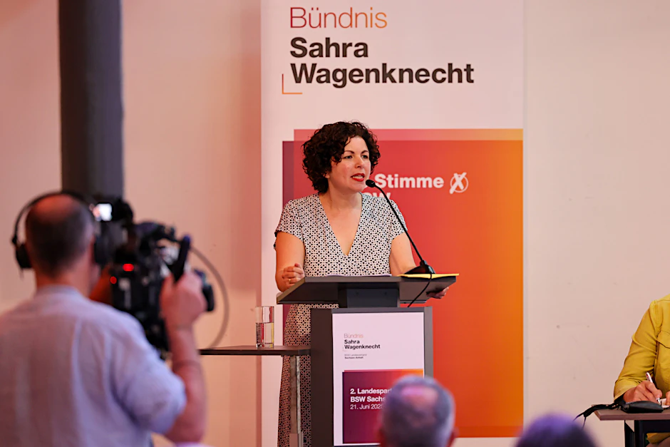 Die Co-Bundesvorsitzende Amira Mohamed Ali.