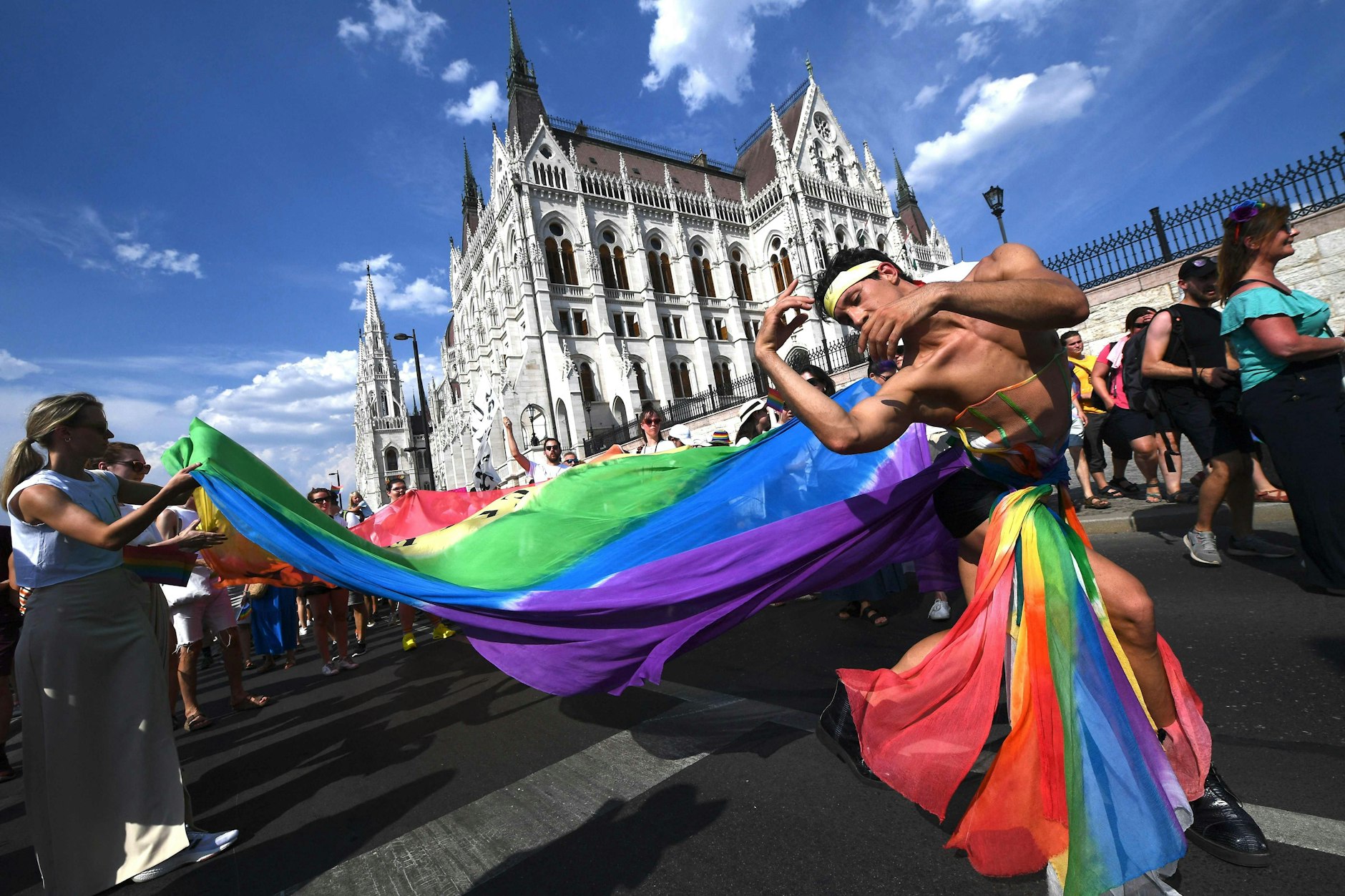 Pride-Parade in Budapest im Jahr 2022