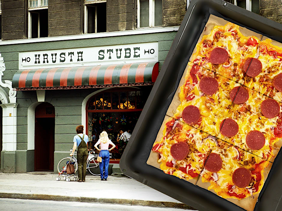 Erinnern Sie sich noch an die Krusta-Stube? Hier wurde Krusta serviert, die DDR-Variante der Pizza. Wie Sie sie selber backen, lesen Sie in unserem Rezept für Teufelskrusta.