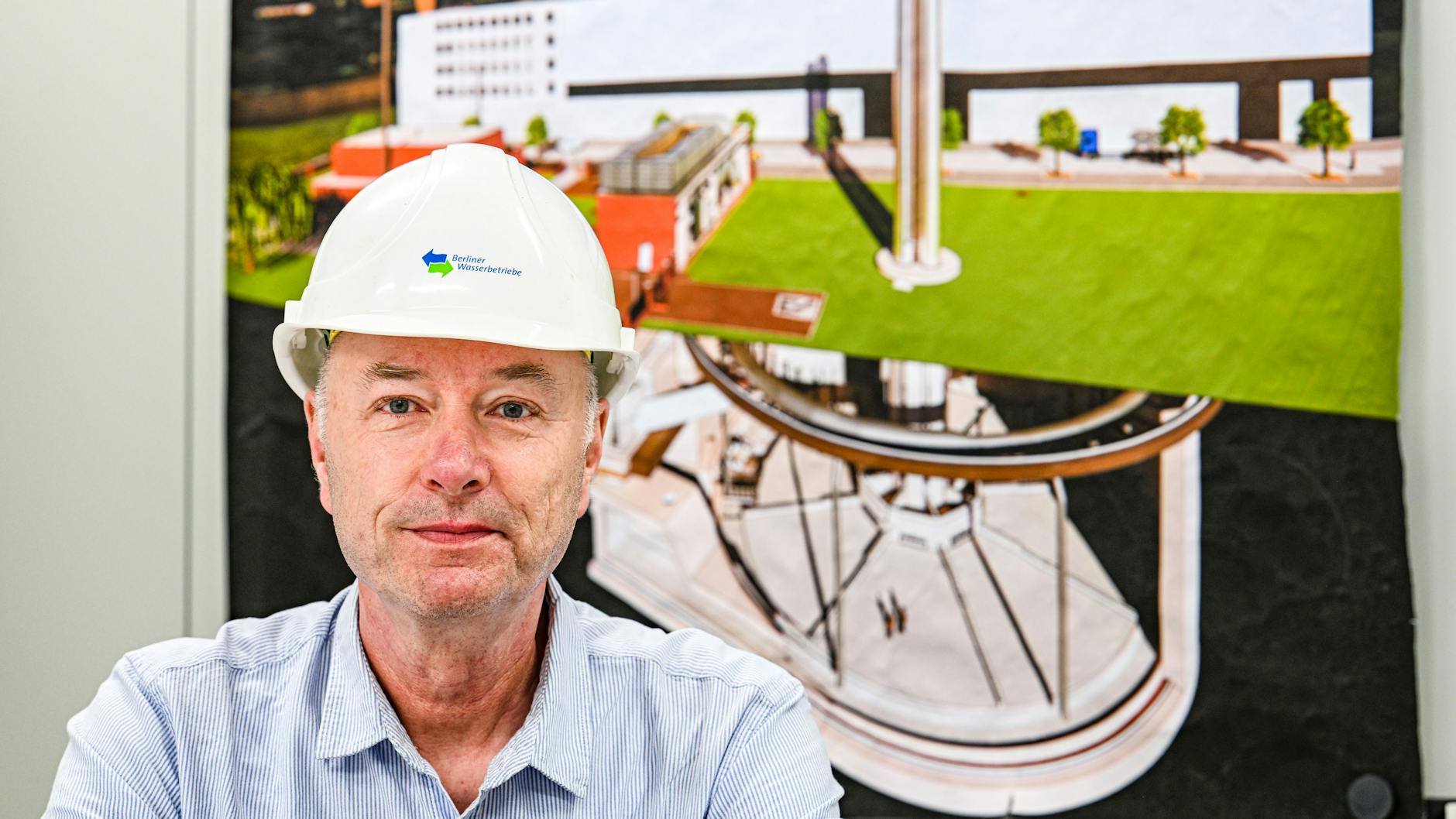 Stephan Natz, Sprecher der Berliner Wasserbetriebe, rechnet mit monatelangen Bauarbeiten.