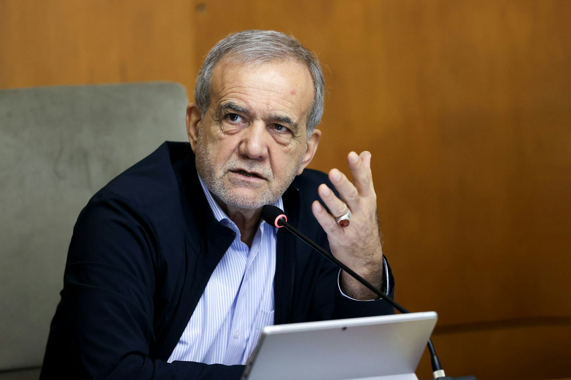 Der iranische Präsident Massud Peseschkian