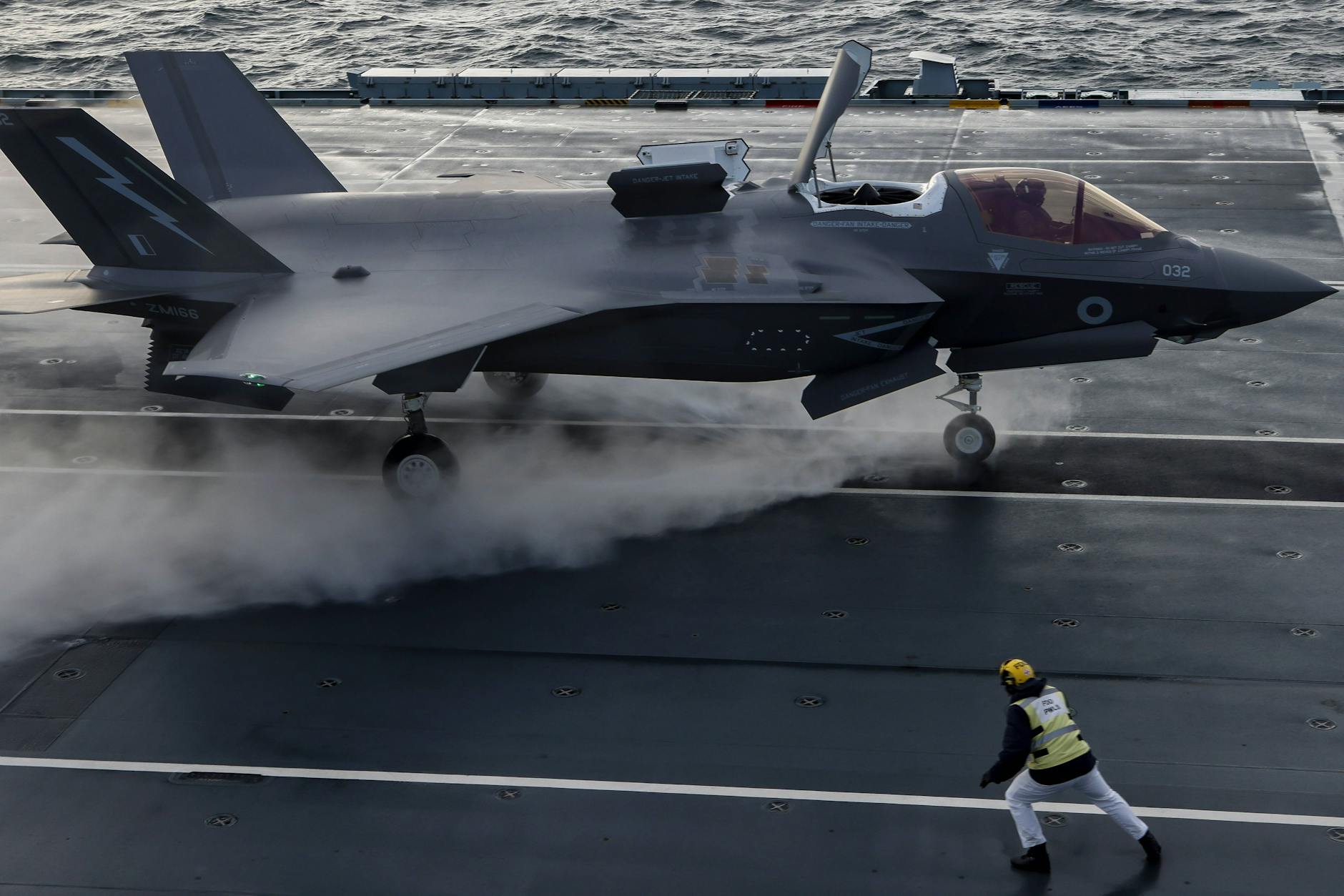 Ein Kampfjet vom Typ F35-B