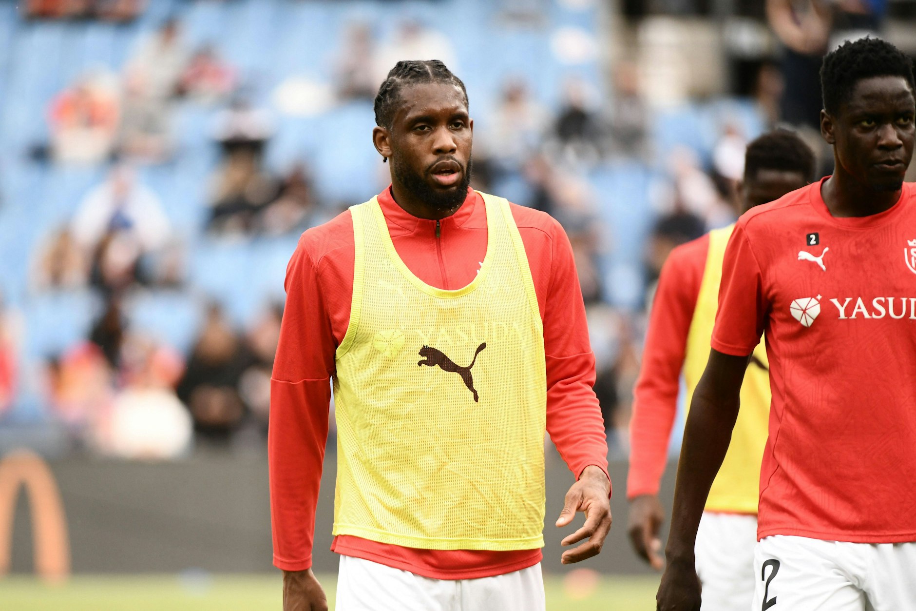 Jordan stieg nach seinem Wechsel vom 1. FC Union zu Stade Reims aus der Ligue 1 ab. Durch den Knall in Lyon darf der Angreifer wieder hoffen.