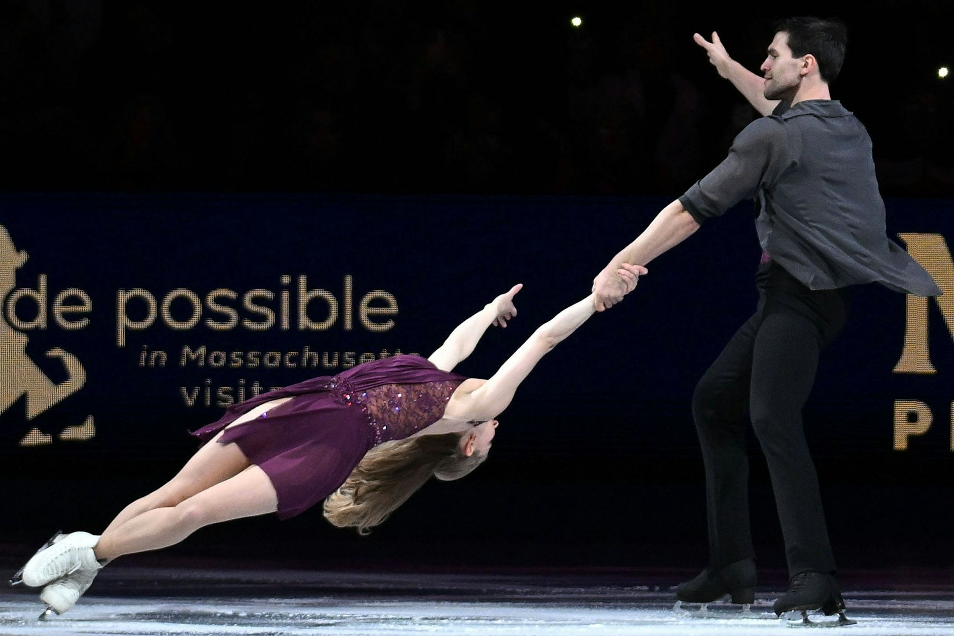 Die Todesspirale saß schon bei der WM, jetzt haben Nikita Wolodin und Minerva-Fabienne Hase das Kür-Element noch mal perfektioniert.