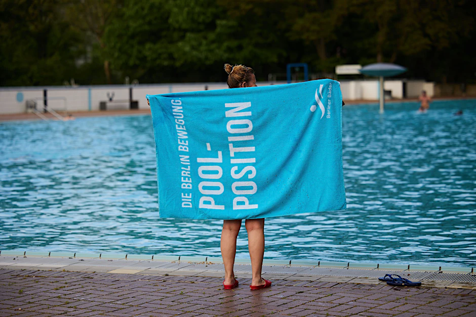Nettes Handtuch, aber auf der Poleposition landet das Prinzenbad bei den Bewertungen nicht.