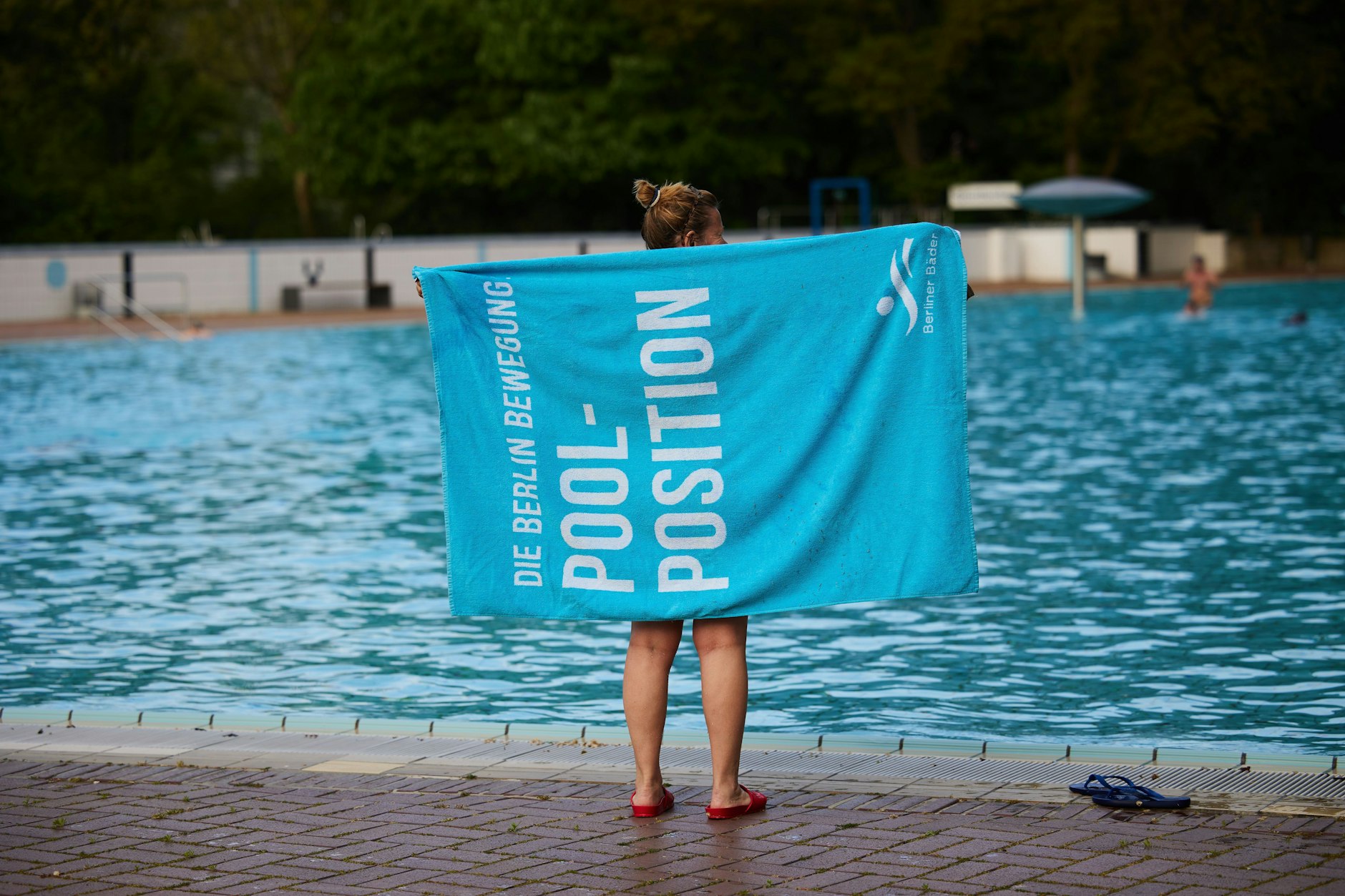 Nettes Handtuch, aber auf der Poleposition landet das Prinzenbad bei den Bewertungen nicht.