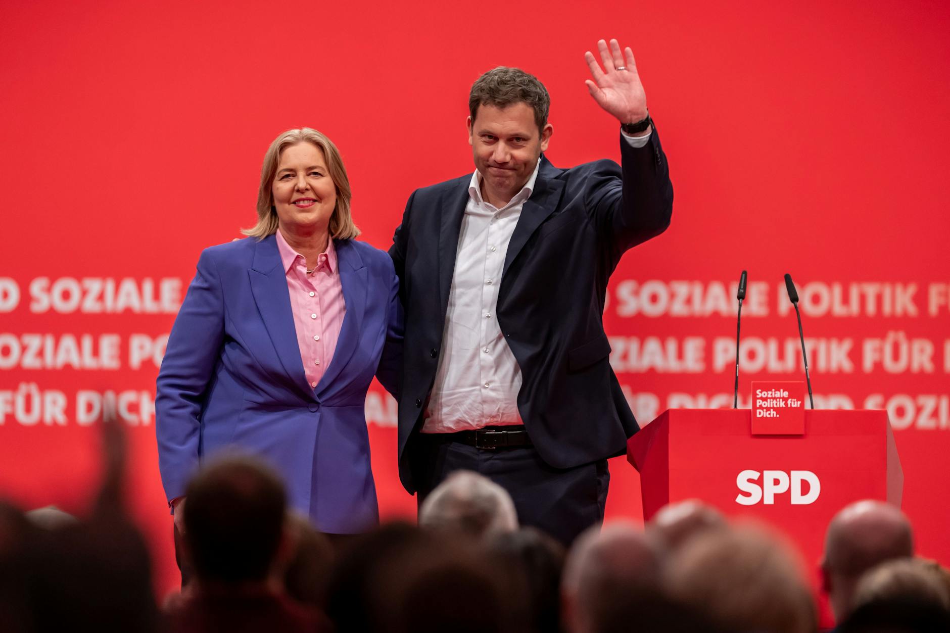Lars Klingbeil und Bärbel Bas sind die neuen Co-Vorsitzenden der SPD.