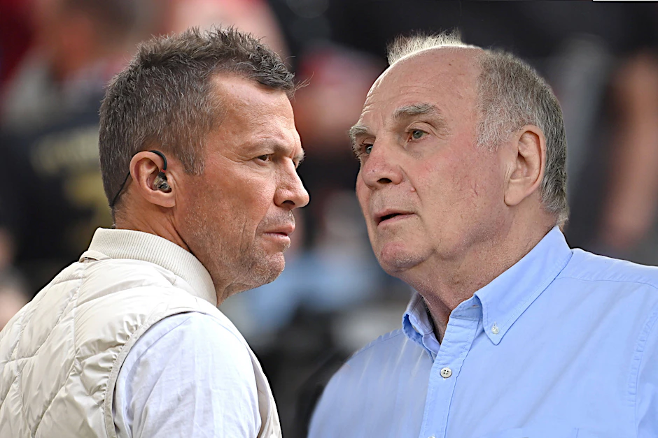 Lothar Matthäus spricht über eine mögliche Ablöse für Nick Woltemade und bringt damit Uli Hoeneß im Transfer-Poker des FC Bayern mit dem VfB Stuttgart mal wieder auf die Palme (Montage).