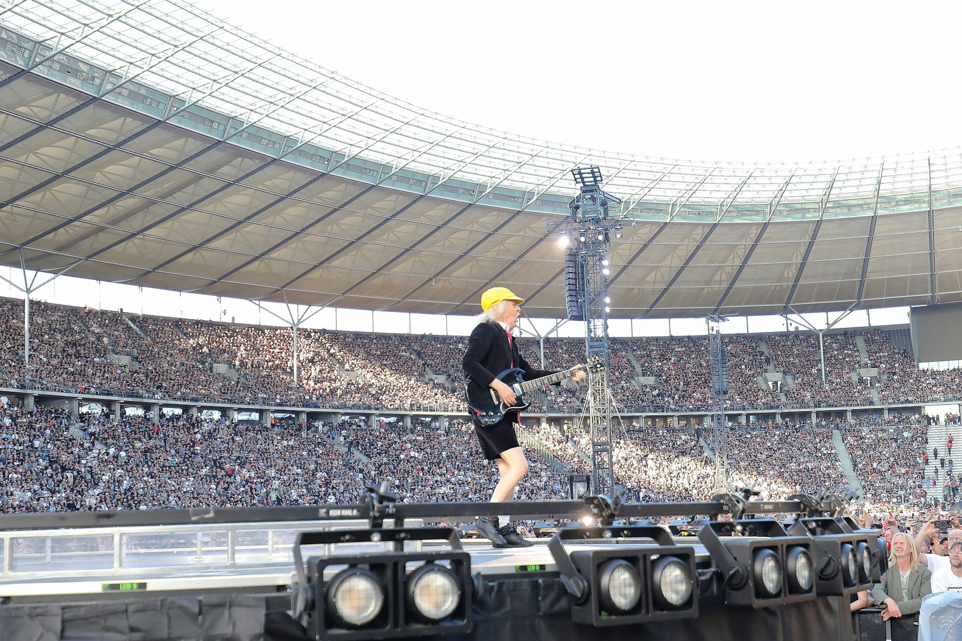 Guitarist Angus Young was the star of the evening in Berlin.