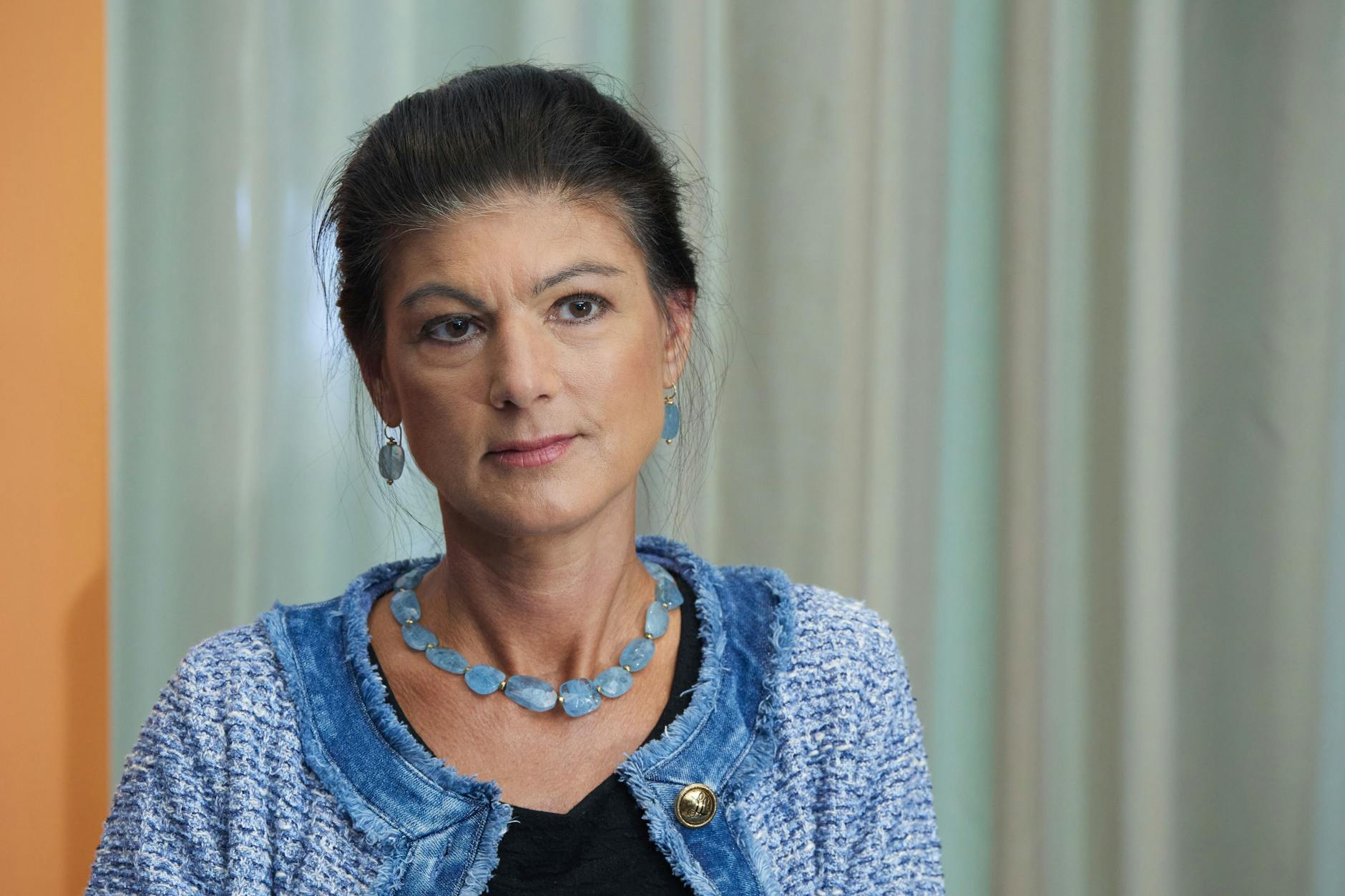 29.06.2025, Berlin: Sahra Wagenknecht (BSW), Parteivorsitzende, gibt nach einer Klausurtagung von BSW-Parteivorstand und Berliner Landesvorsitzenden eine Pressekonferenz.