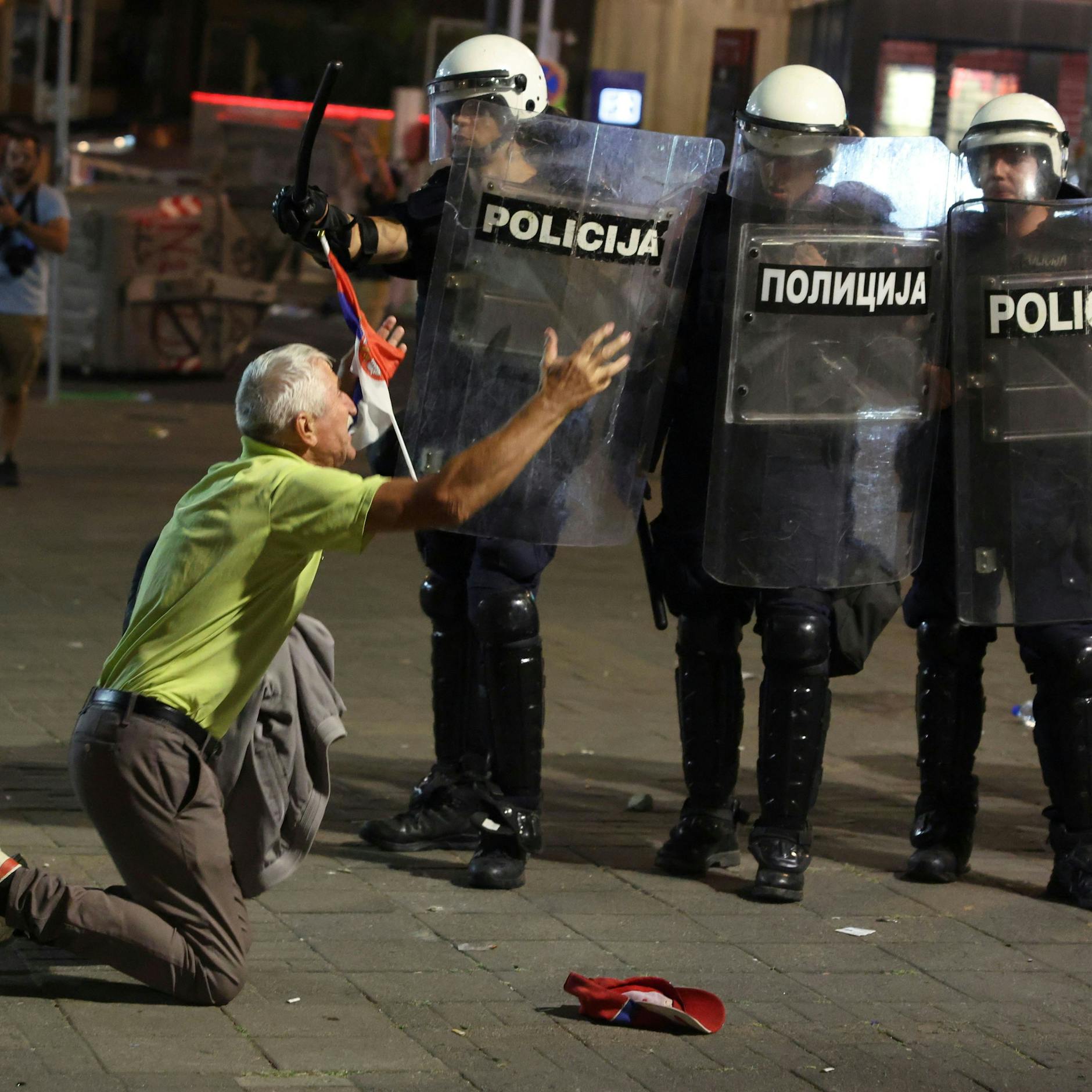 Image - Vidovdan in Serbien: Während Studenten protestieren, spielt Vučić Schach