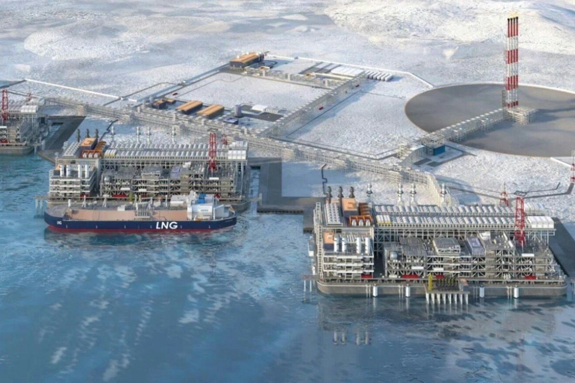 Novatek plant LNG-Exporte von Arctic LNG 2 nach China und Indien. Doch wagen diese Länder den Kauf trotz Sanktionen der USA?