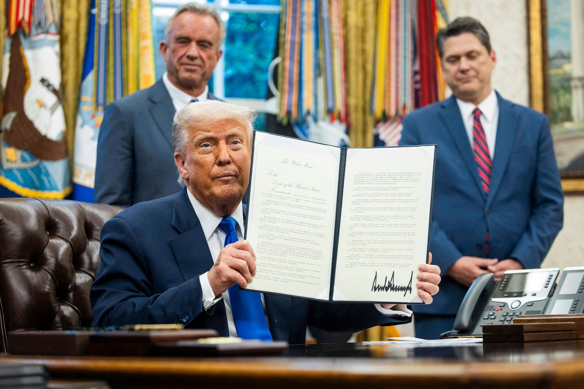 US-Präsident Donald Trump unterzeichnete ein Dekret, das die Senkung der Medikamentenpreise in den USA voranbringen soll.