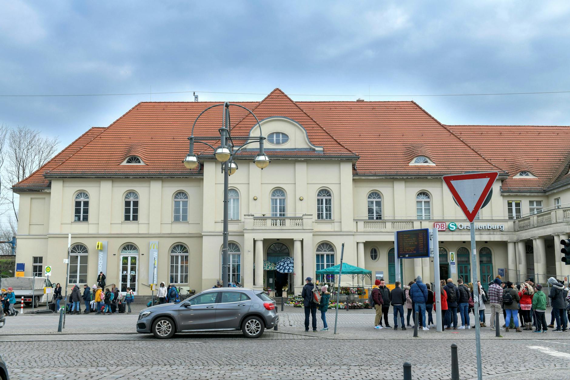 Ziel der Umleitung: der Bahnhof in Oranienburg im brandenburgischen Landkreis Oberhavel
