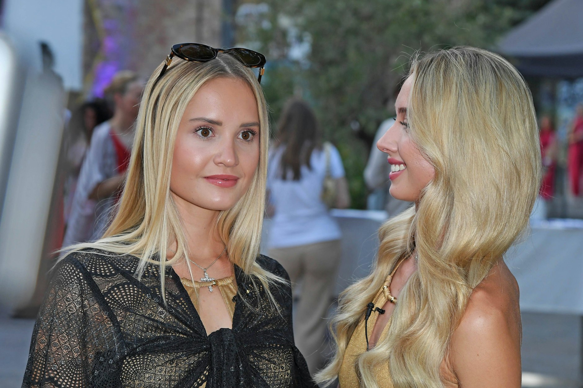 Davina und Shania Geiss besuchen die Fashion Week in Berlin.