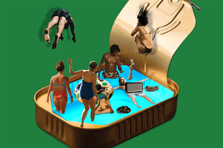 Keine Idylle: Sardinenbüchsen-Feeling am Schlachtensee