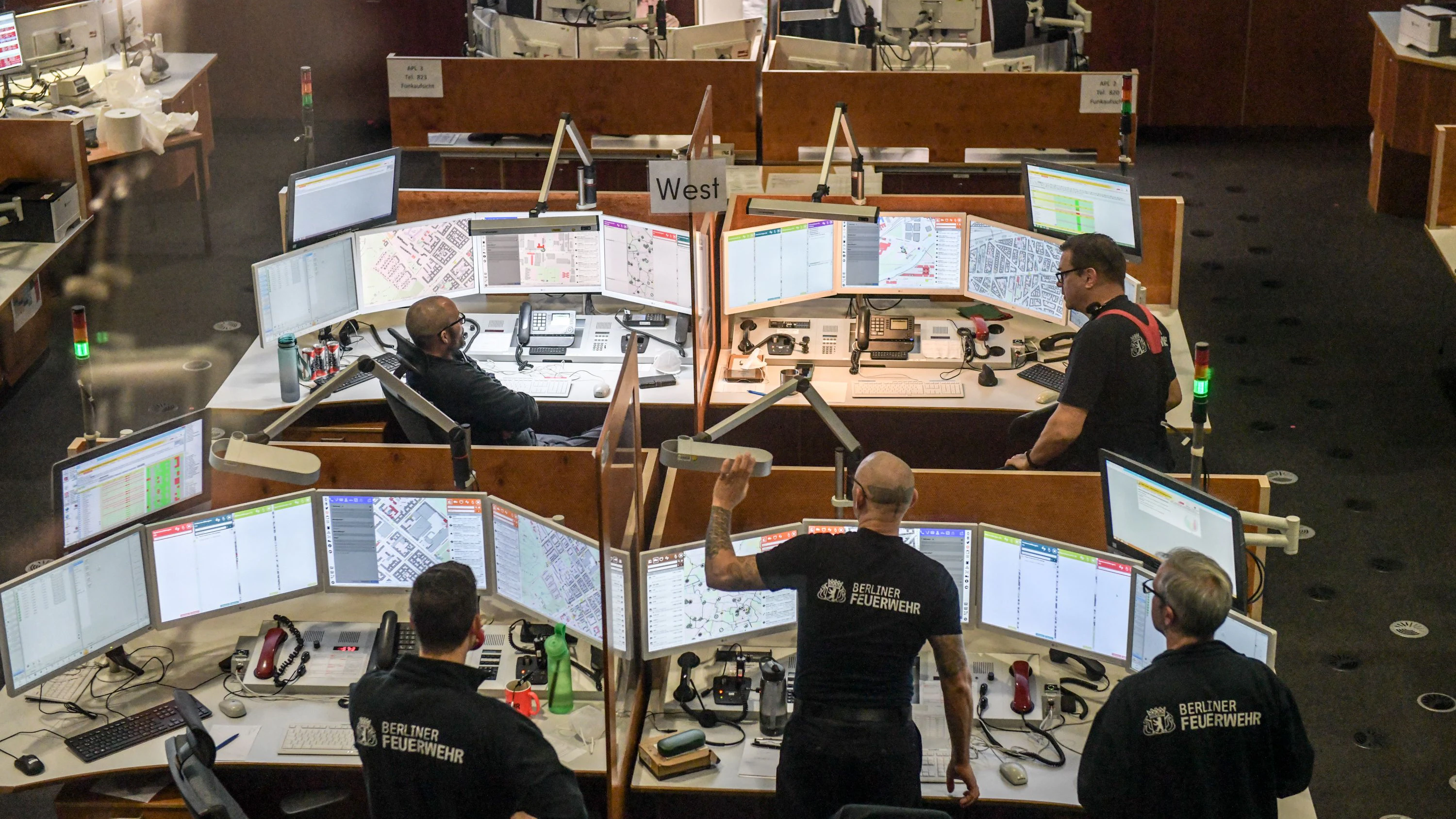 Berliner Feuerwehr frequent user Leitstelle