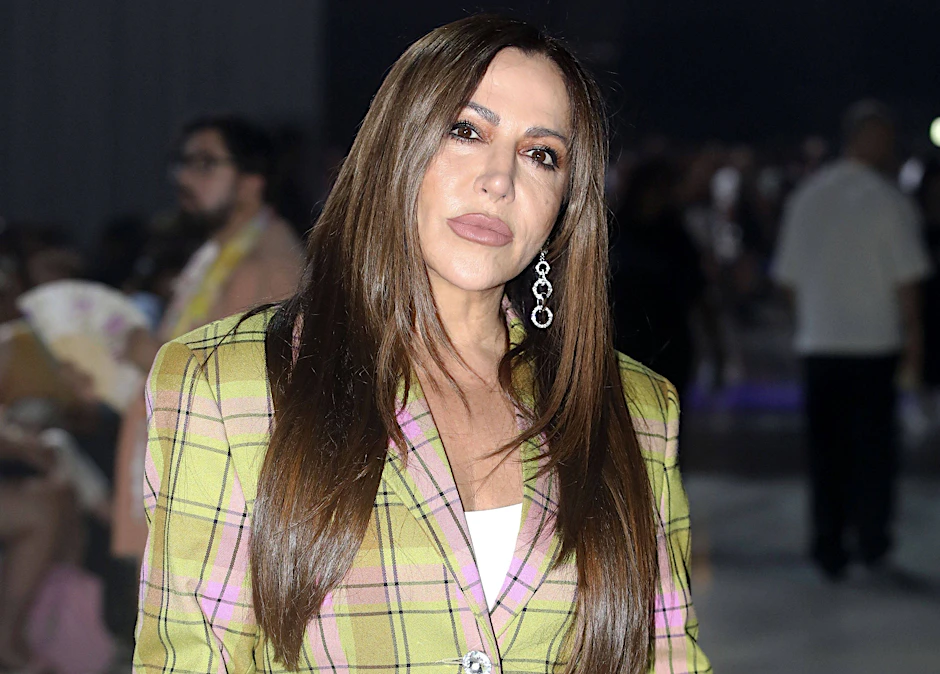 Simone Thomalla bei der Fashionshow von Kilian Kerner.