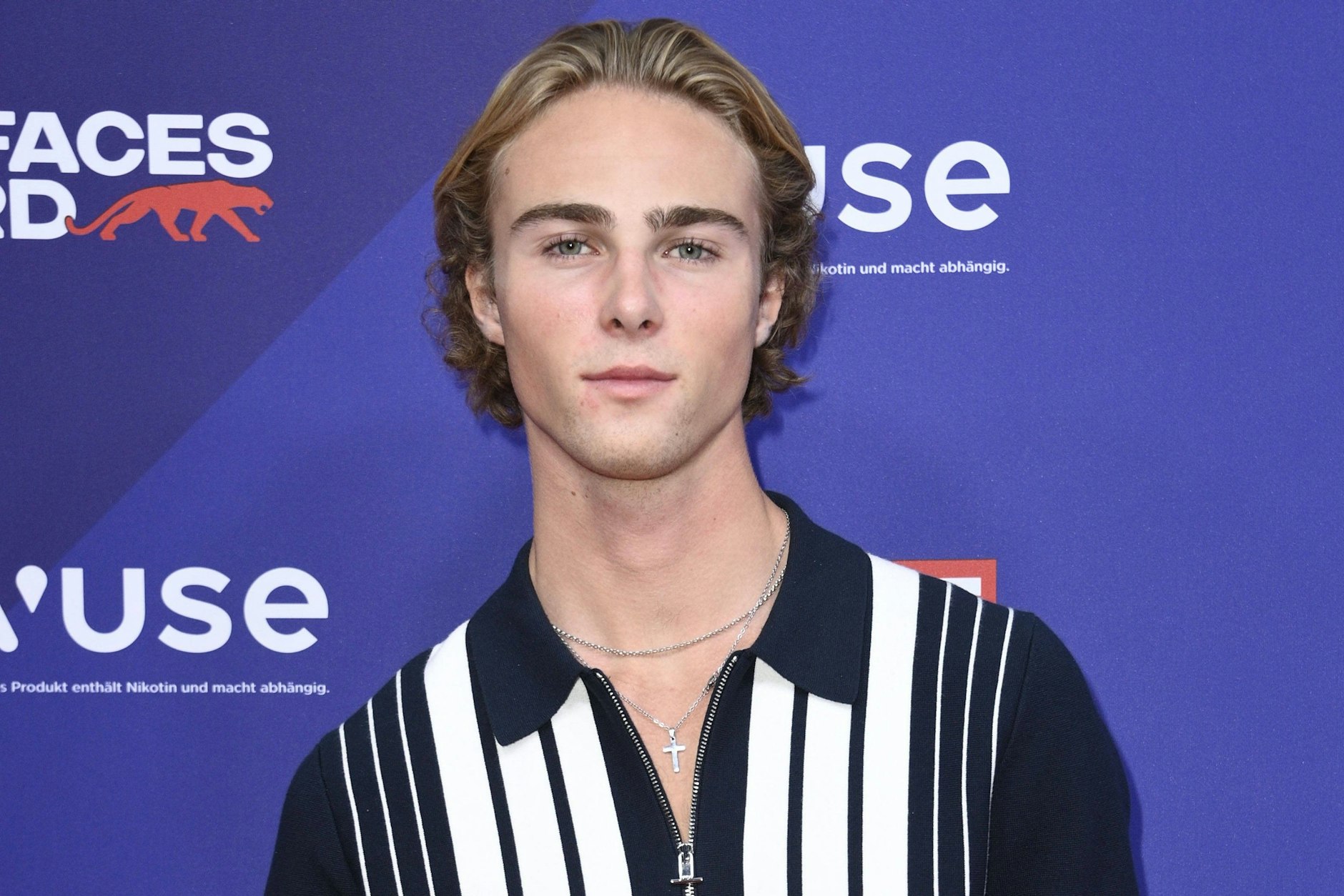 GNTM-Sieger Moritz Rüdiger war ein gern gesehener Gast auf der Fashion Week Berlin.