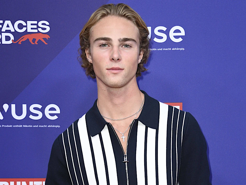 GNTM-Sieger Moritz Rüdiger war ein gern gesehener Gast auf der Fashion Week Berlin.