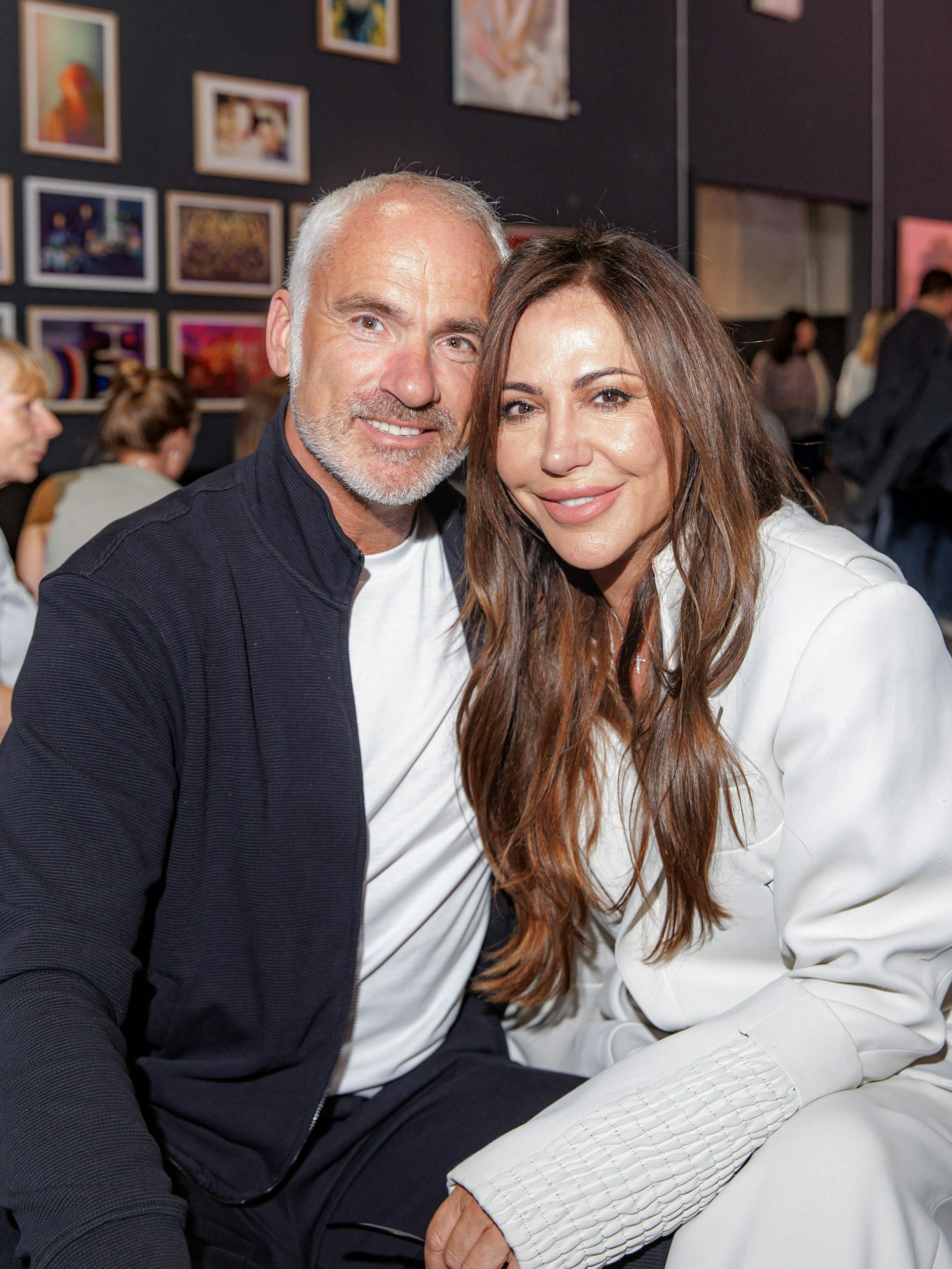 Simone Thomalla mit ihrem neuen Partner René bei einem Event Ende April in Berlin.