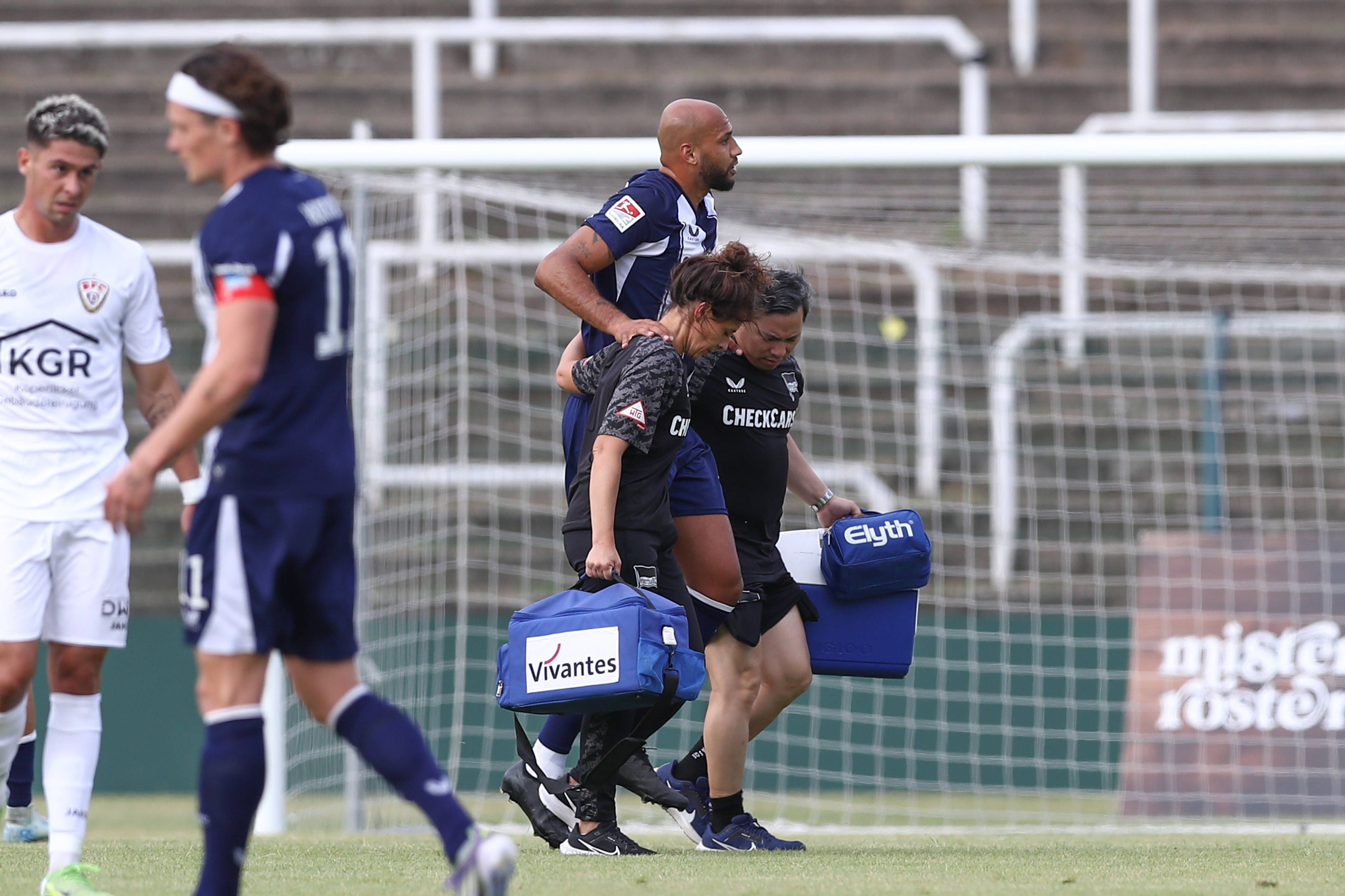 Image - Brooks-Schock! Hertha-Star verletzt sich beim 6:0-Test gegen BFC Dynamo