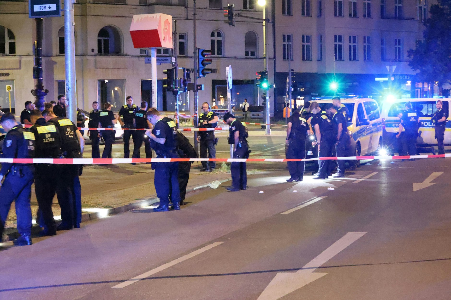 Die Polizei ermittelt nach den Schüssen am Olivaer Platz.