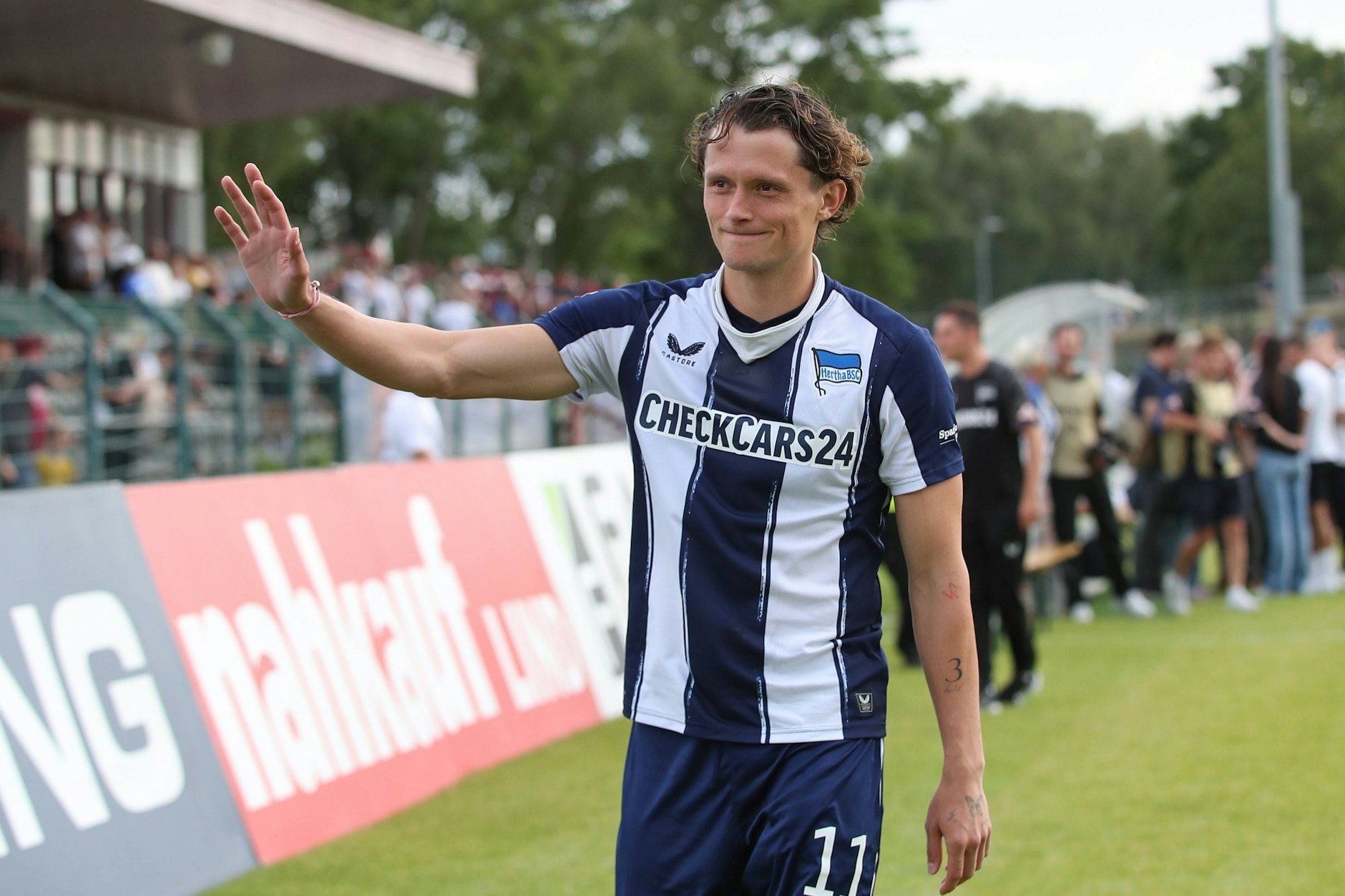 Herthas Fabian Reese darf sich freuen. Er wurde wieder Berlins Fußballer des Jahres.
