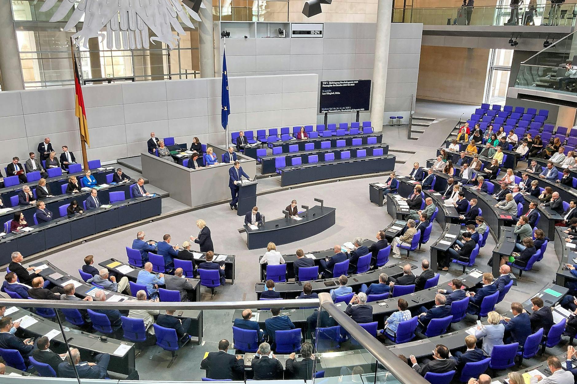 Die Haushaltswoche im Bundestag