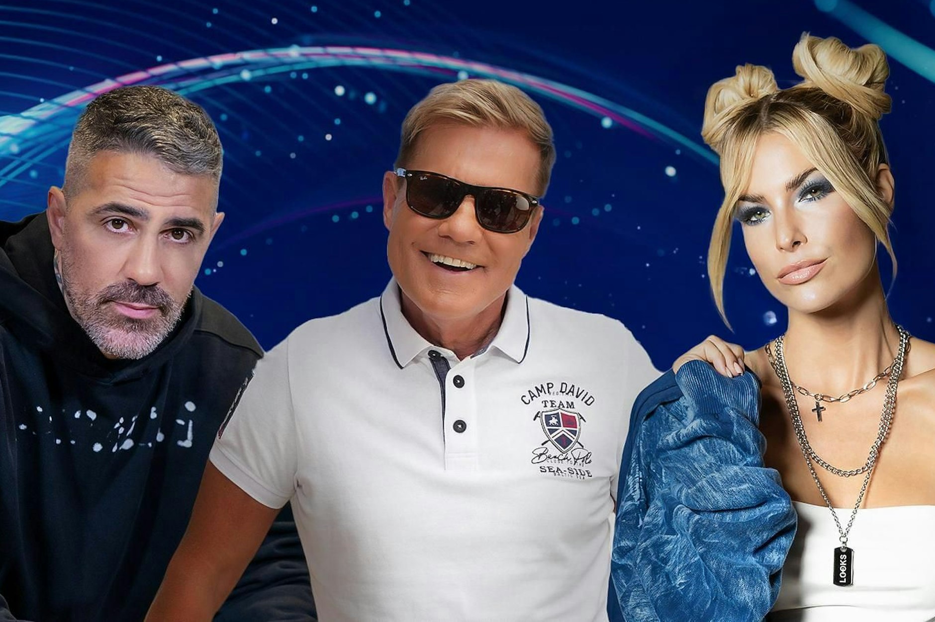 Anis Ferchichi (Bushido), Dieter Bohlen und Isi Glück