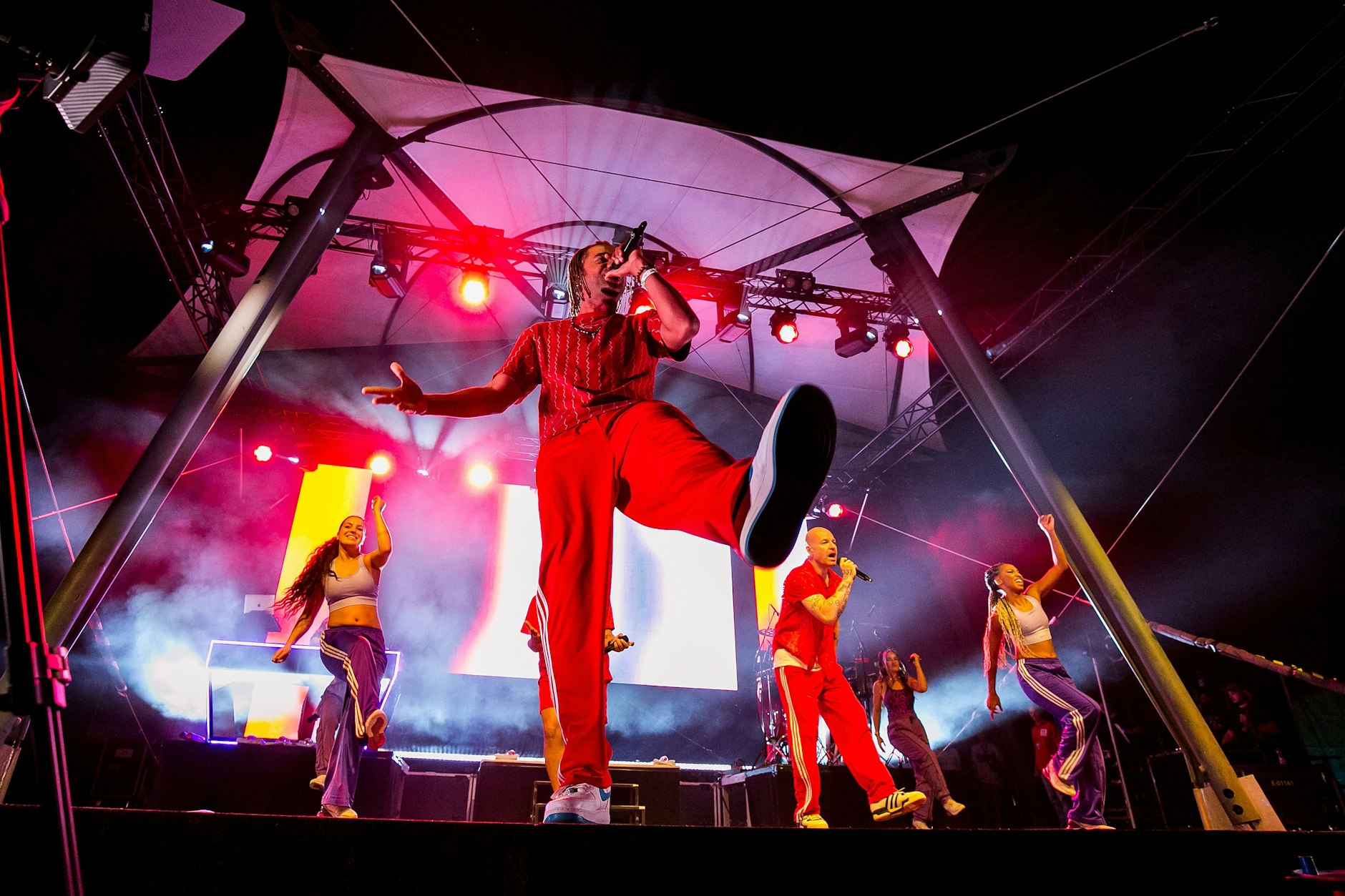 Ein Auftritt von der Band Culcha Candela 