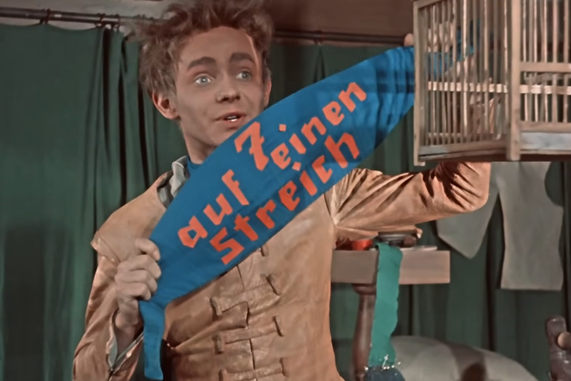 Kurt Schmidtchen spielte im Film „Das tapfere Schneiderlein“ aus der DDR die Hauptrolle - und erlegte wie in der Vorlage der Gebrüder Grimm „7 auf einen Streich“.