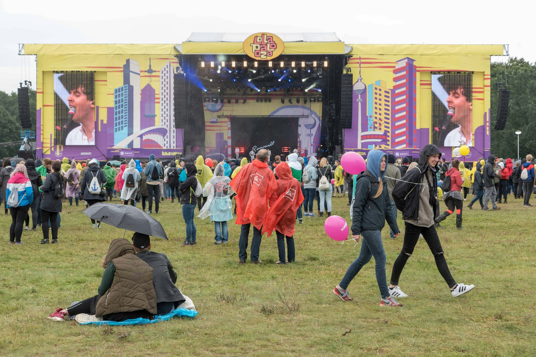 Auch in diesem Jahr soll es zum Lollapalooza-Festival in Berlin regnen.