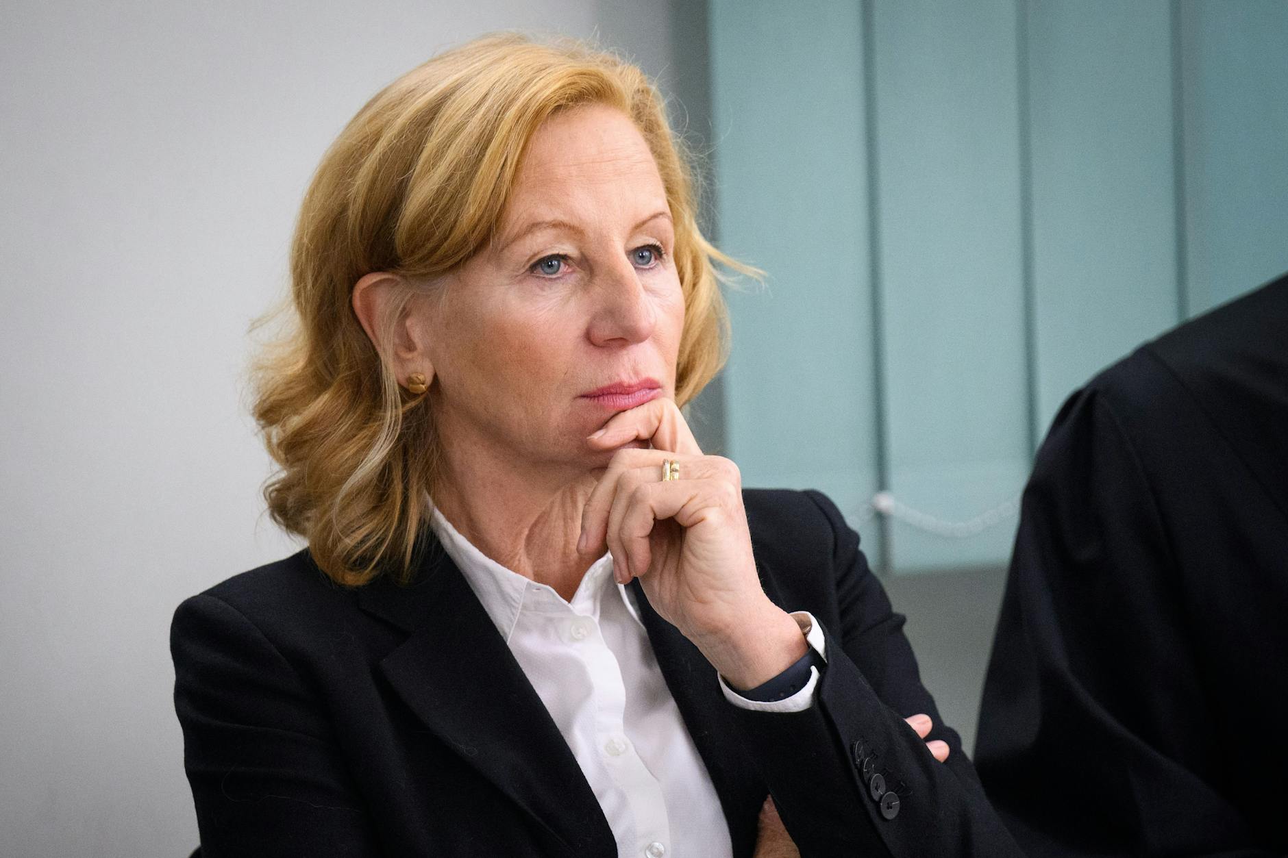 Patricia Schlesinger, ehemalige Intendantin des RBB, beim Prozess am Landgericht Berlin