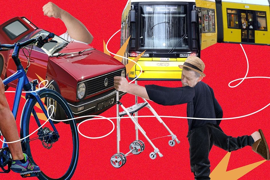 Verkehrsreich und gefährlich: das Schlesische Tor in Kreuzberg