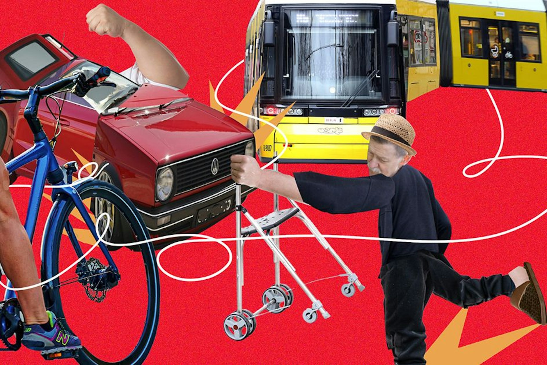 Verkehrsreich und gefährlich: das Schlesische Tor in Kreuzberg