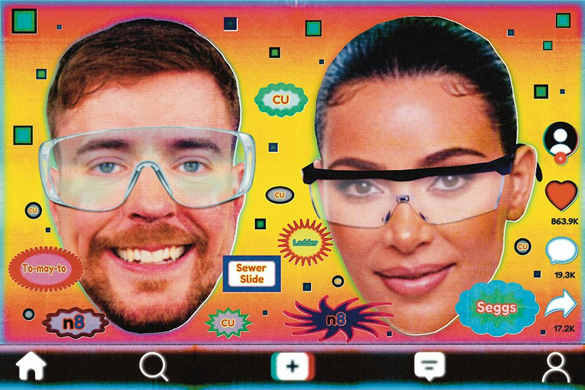 Kim Kardashian und MrBeast: Ihre Art zu reden beeinflusst Influencer weltweit.