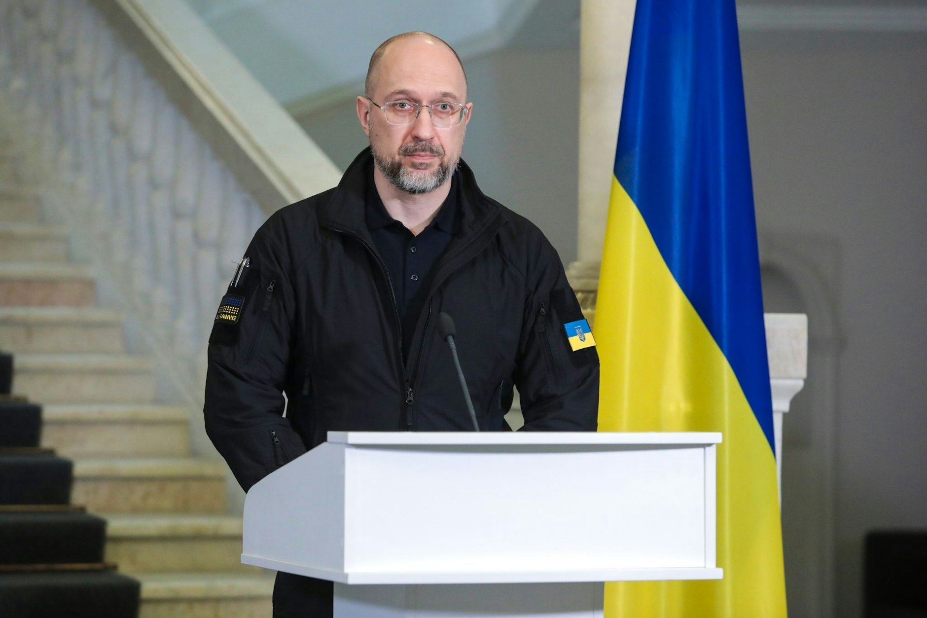 Denys Schmyhal ist der Ministerpräsident der Ukraine.