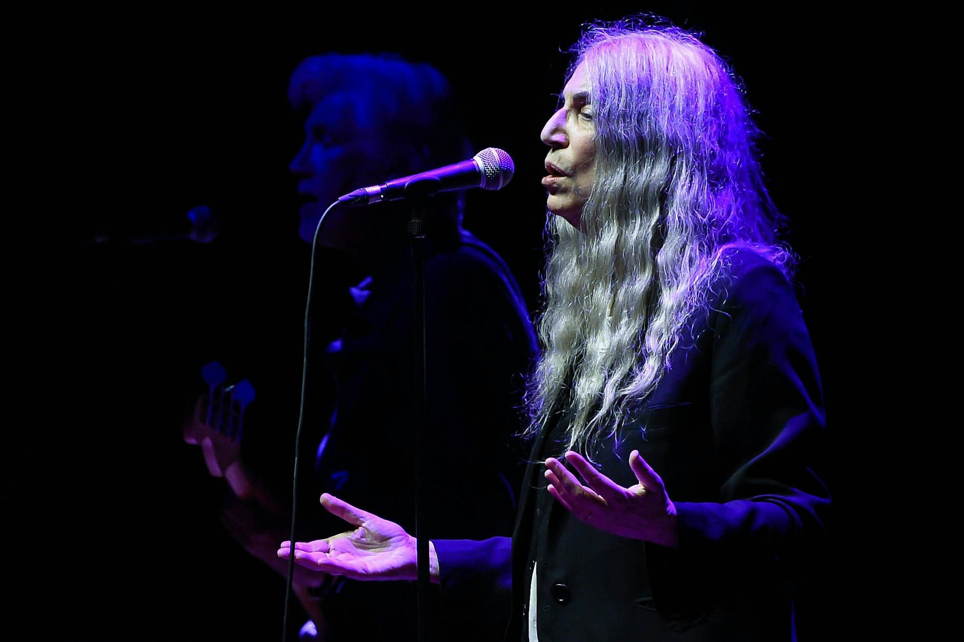Die große Punk-Poetin Patti Smith, hier 2021 in Rom