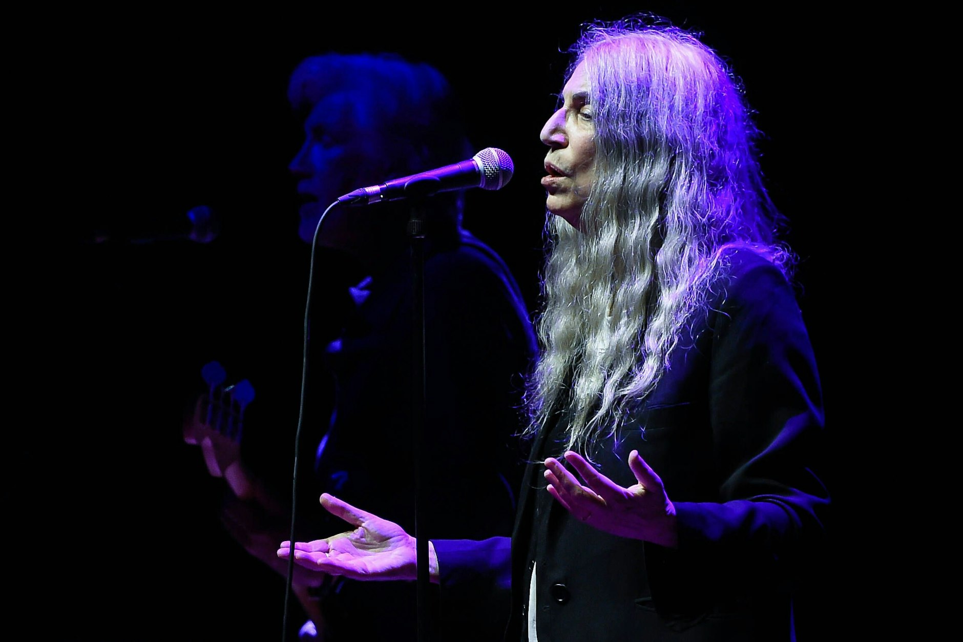Die große Punk-Poetin Patti Smith, hier 2021 in Rom