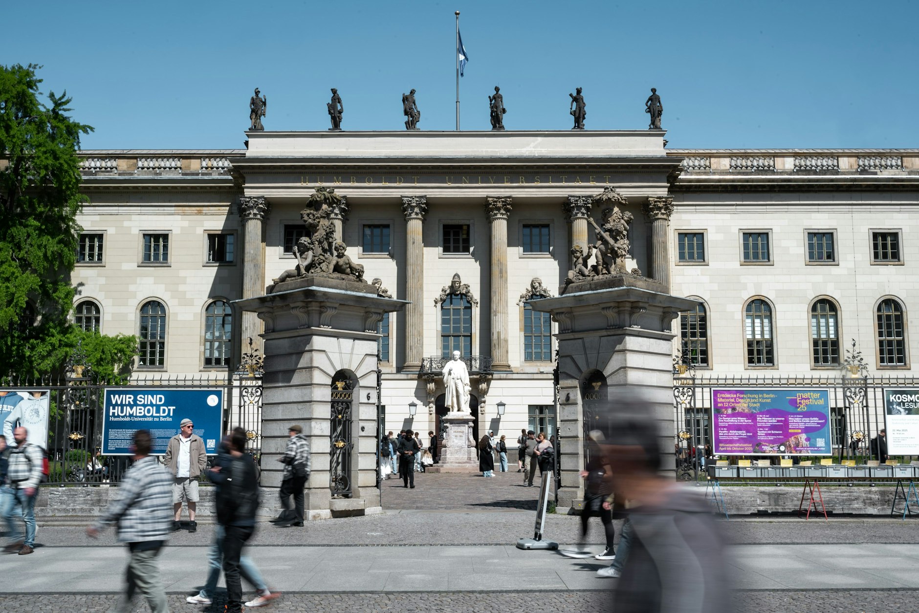 Die Humboldt-Universität (HU) zog wegen eines Berliner Gesetzes vor Gericht.