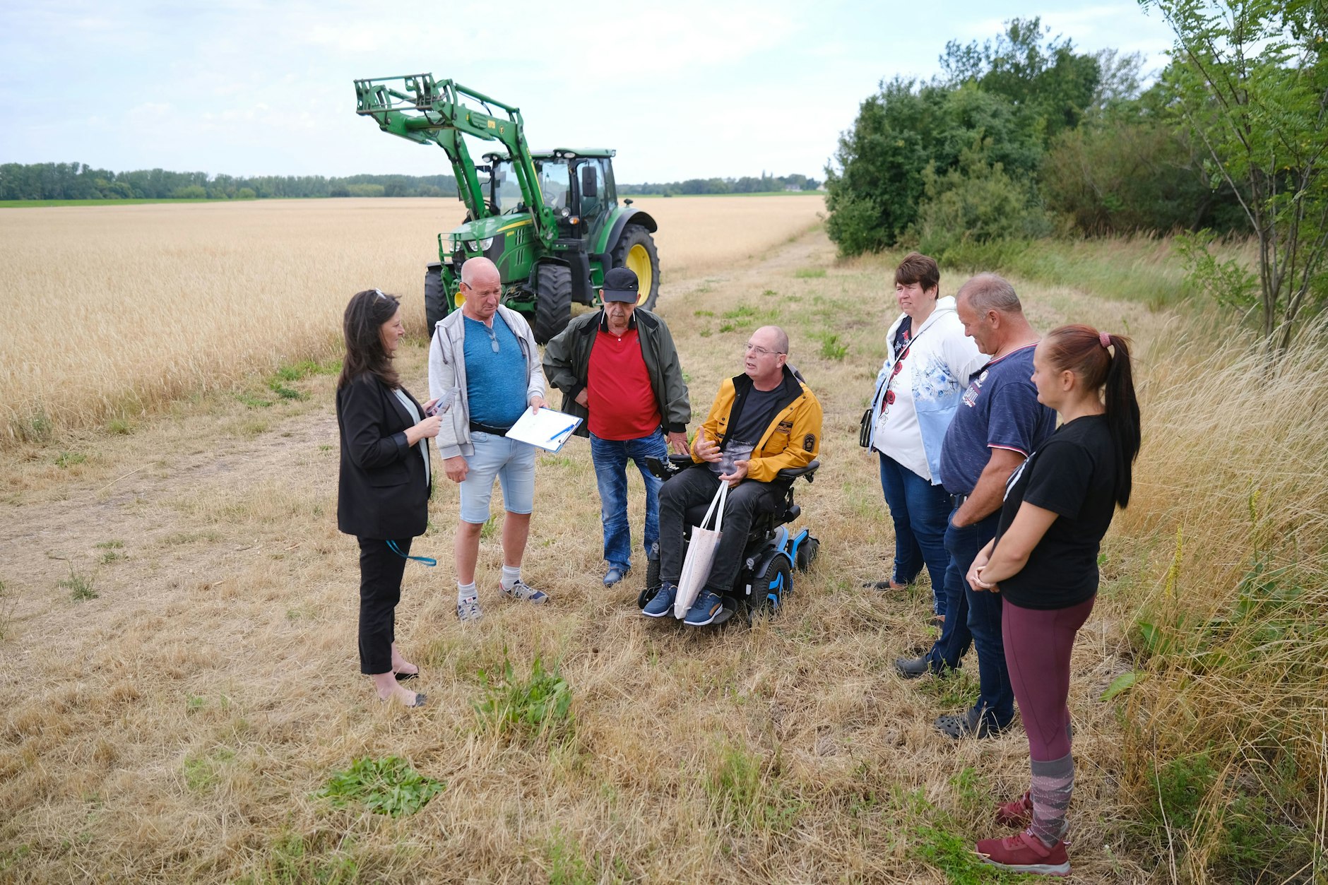 Hartes Ringen um Berlins Grün: Auf der Elisabeth-Aue sollen 5000 Wohnungen entstehen. Treffen mit den Demo-Veranstaltern.