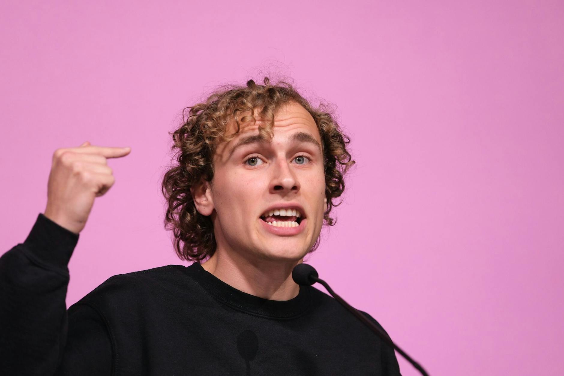 Jakob Blasel ist zusammen mit Jette Nietzard Co-Bundesvorsitzender der Grünen Jugend.