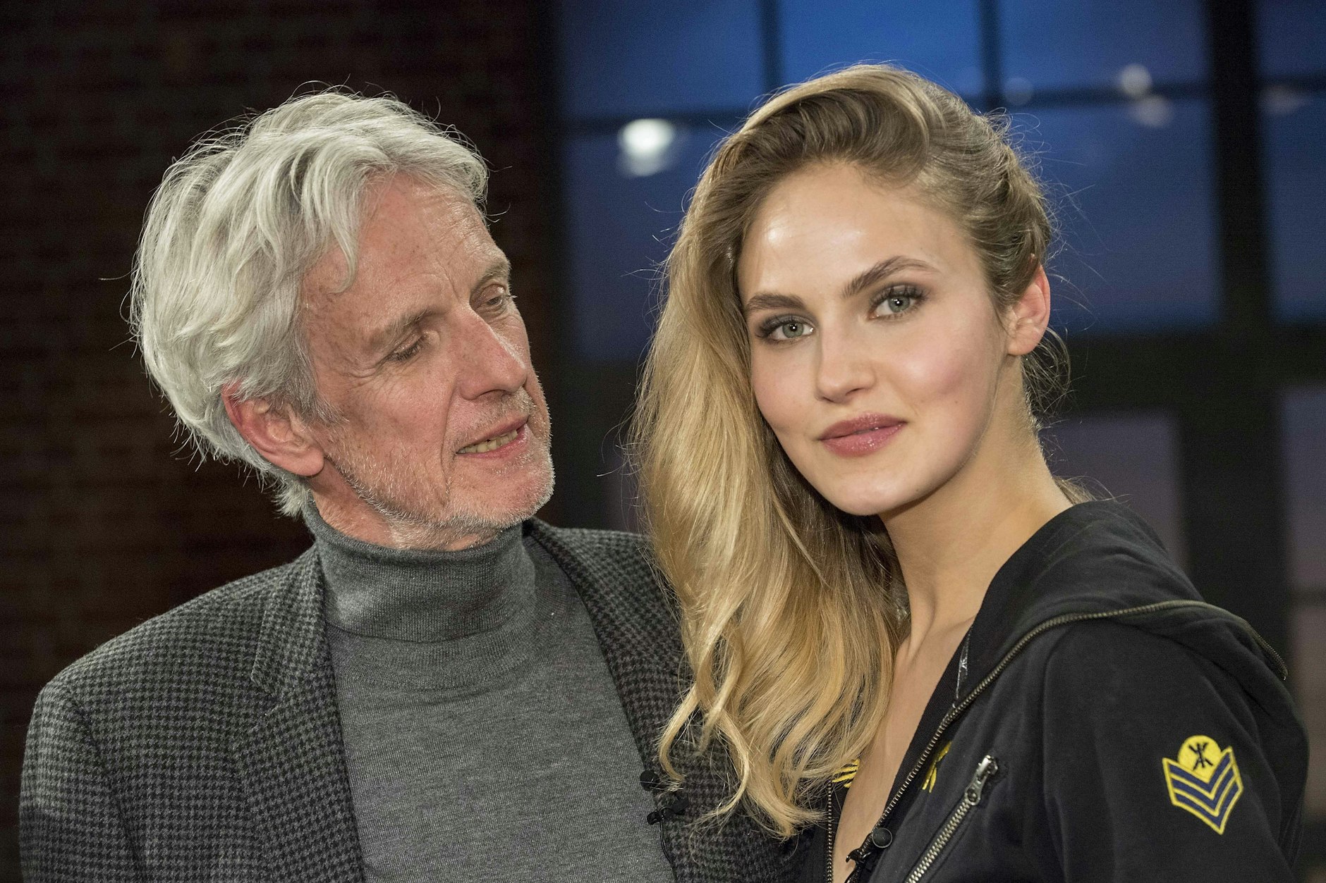 Mathieu und Tochter Elena Carrière im Jahr 2017.