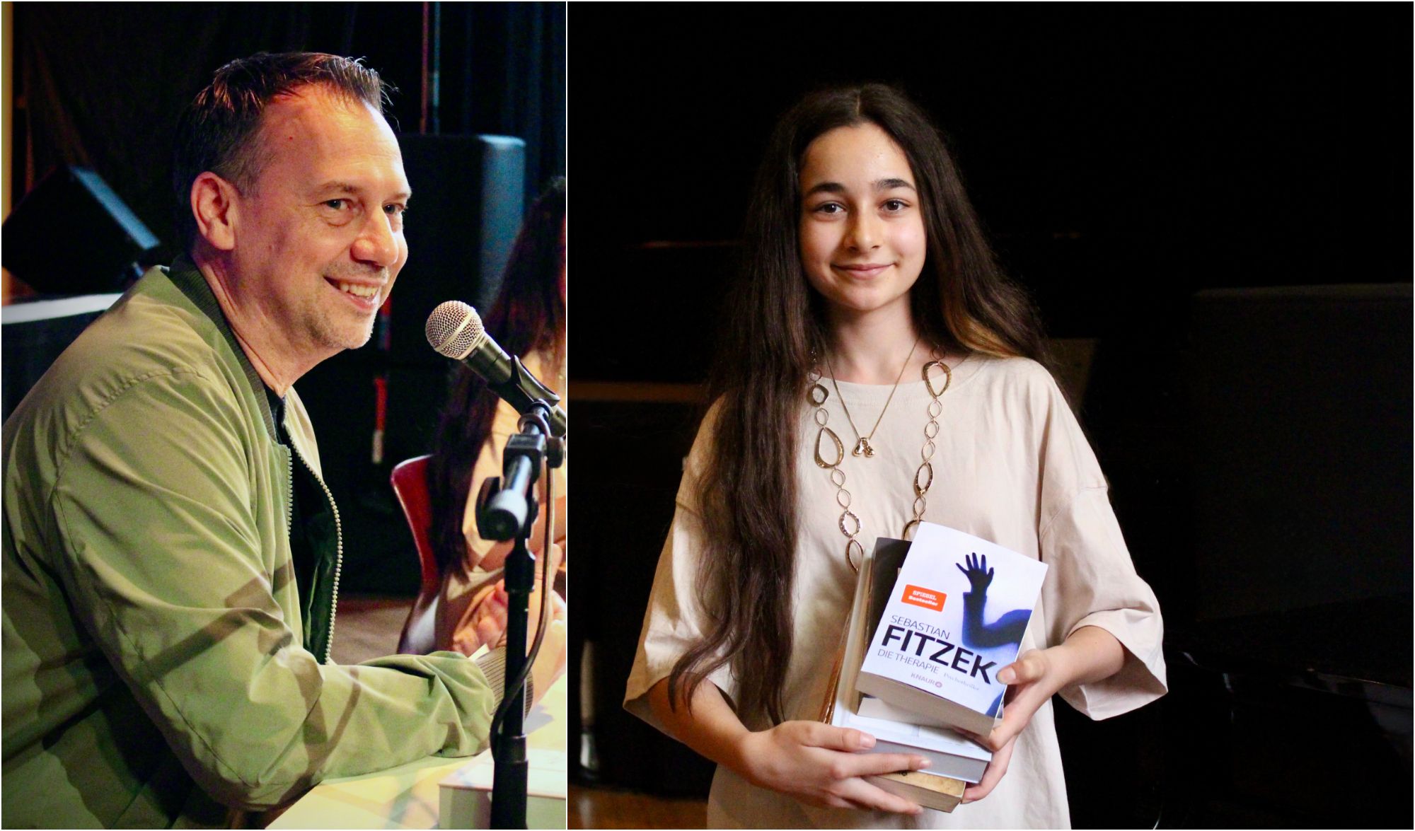 Ein echter Thriller: Sebastian Fitzek kam als Geschenk für Ayla (12)